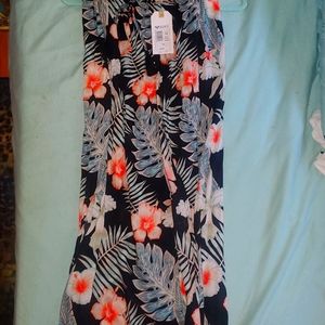 Desert garden maxi cut out skirt